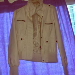 Medium leather jacket